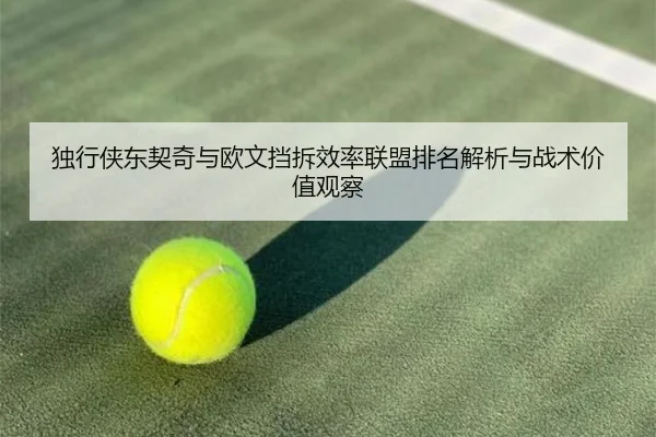 独行侠东契奇与欧文挡拆效率联盟排名解析与战术价值观察